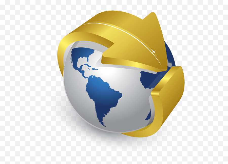 Design Free Logo 3d Globe Arrow Logo Templates - Globe 3d Logo Png Emoji,Arrow Logos