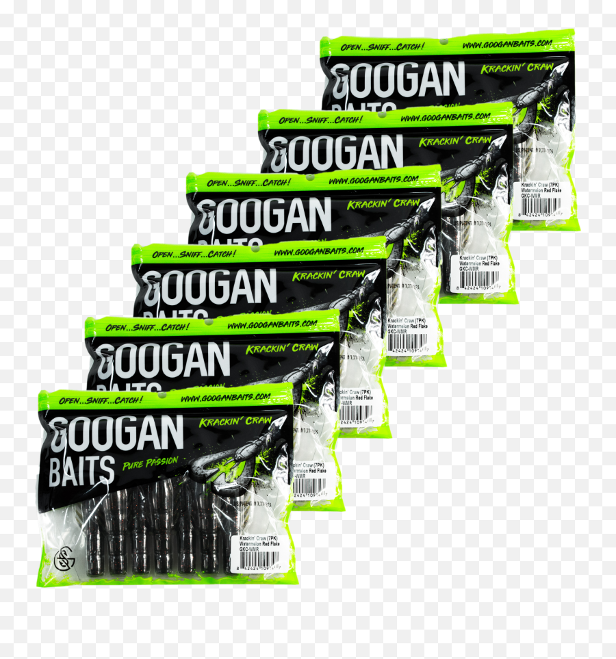 Googan Baits Krackin Craw Green Emoji,Googan Squad Logo