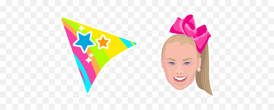 Jojo Siwa Cursor - Girly Emoji,Jojo Siwa Logo