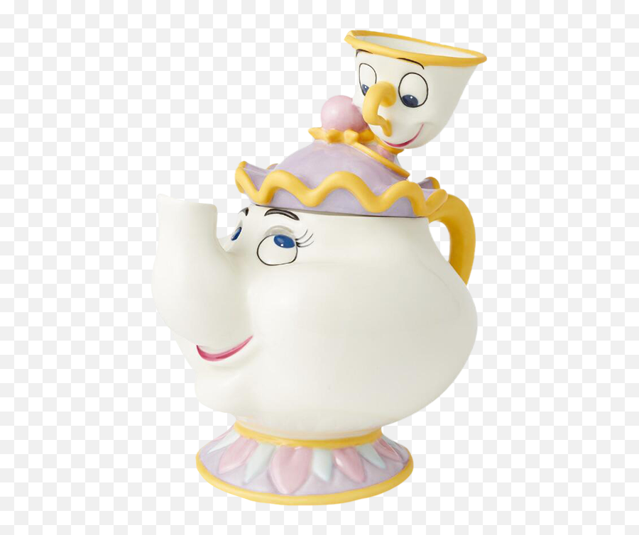 Mrs Potts And Chip Cookie Jar By Enesco Emoji,Cookie Jar Png