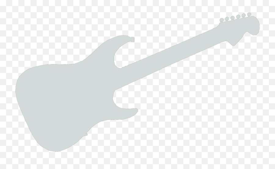 Grey Guitar Svg Vector Grey Guitar Clip Art - Svg Clipart Emoji,Bass Guitar Clipart Black And White