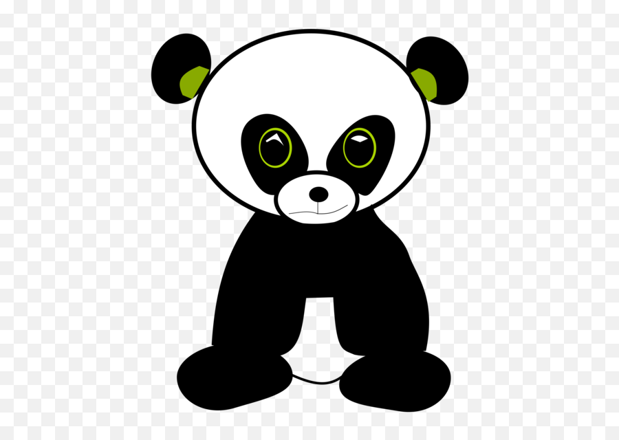 Carnivoranartworkvertebrate Png Clipart - Royalty Free Svg Emoji,Baby Panda Clipart