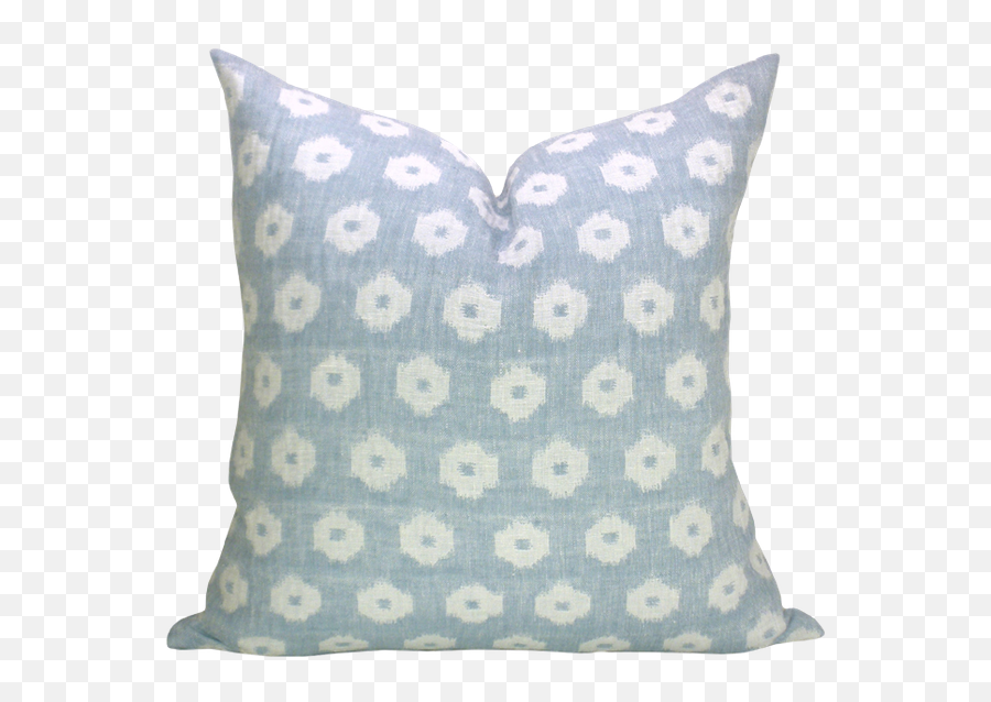 Timur Weave Pillow Cover In Sky - Blue Background 20x20 Emoji,Pillow Transparent Background