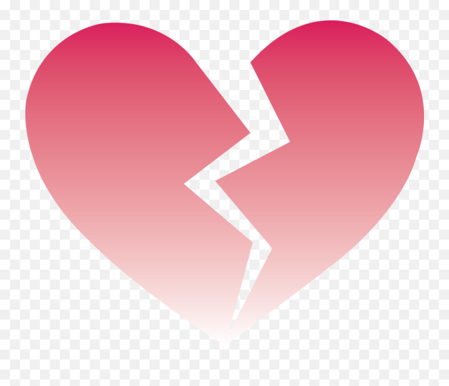 Pink Clipart Broken Heart Picture 1901484 Pink Clipart - Transparent Png Broken Pink Heart Png Emoji,Broken Heart Clipart