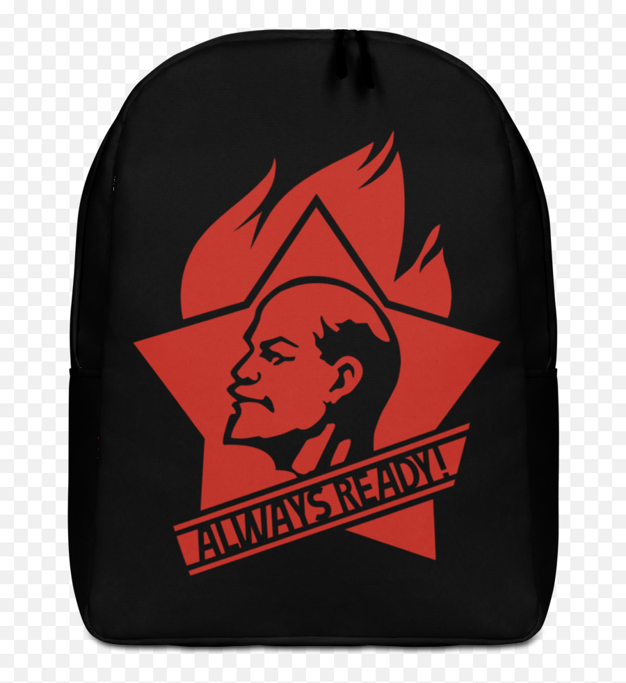 Revolutionary Backpack With Communist Soviet Youth Pioneer Emoji,Soviet Logo