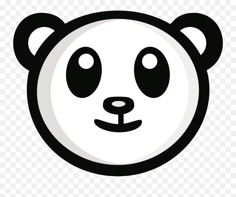 Panda Logo Png Transparent Svg Vector - Panda Face Vector Png Emoji,Panda Logo