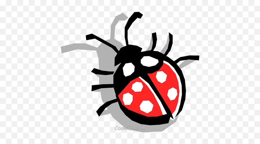 Ladybug Royalty Free Vector Clip Art Illustration - Anim0758 Emoji,Ladybug Clipart Free