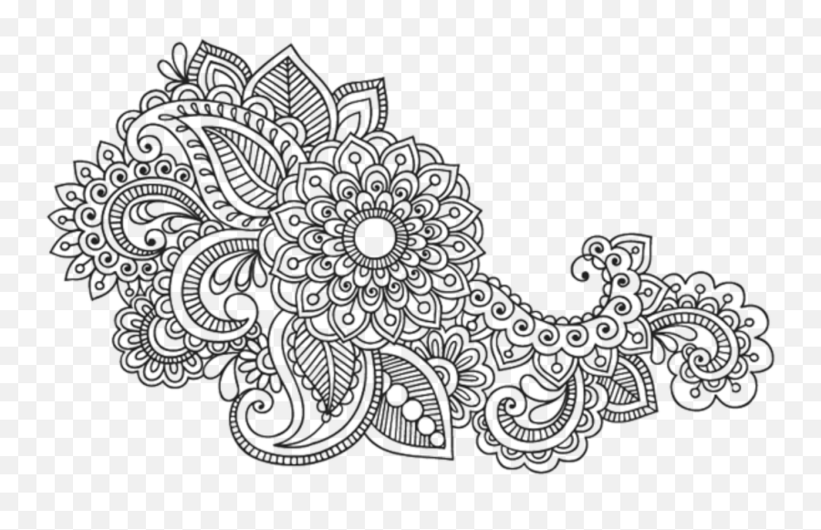 Download Paisley Pattern Ornament Textile Artwork Mandala - Mehandi Pattern Design Png Emoji,Mandala Png