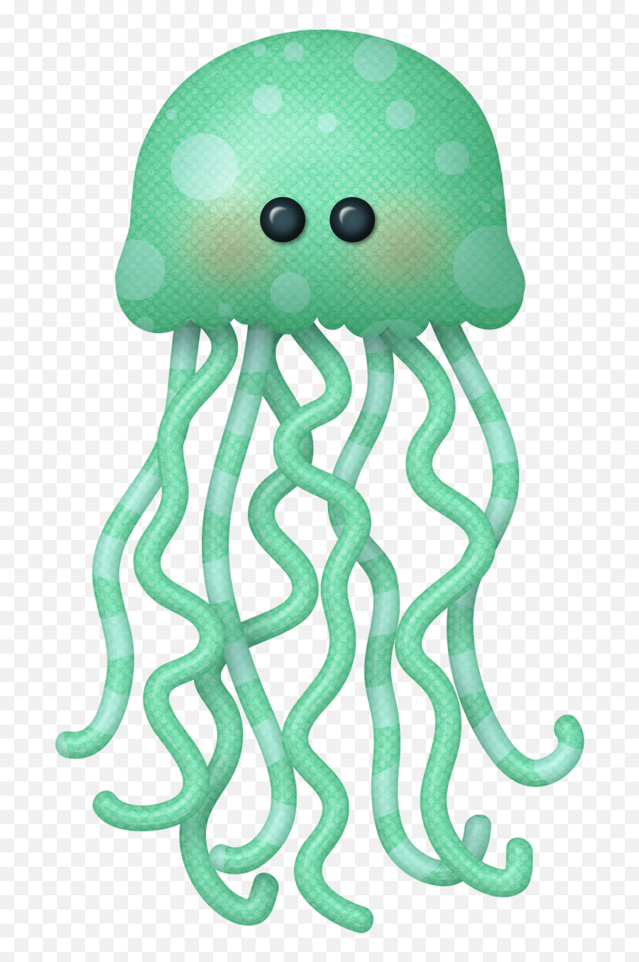Download Hd Jellyfish Clipart Transparent Background - Transparent Background Sea Animals Clipart Emoji,Animal Clipart