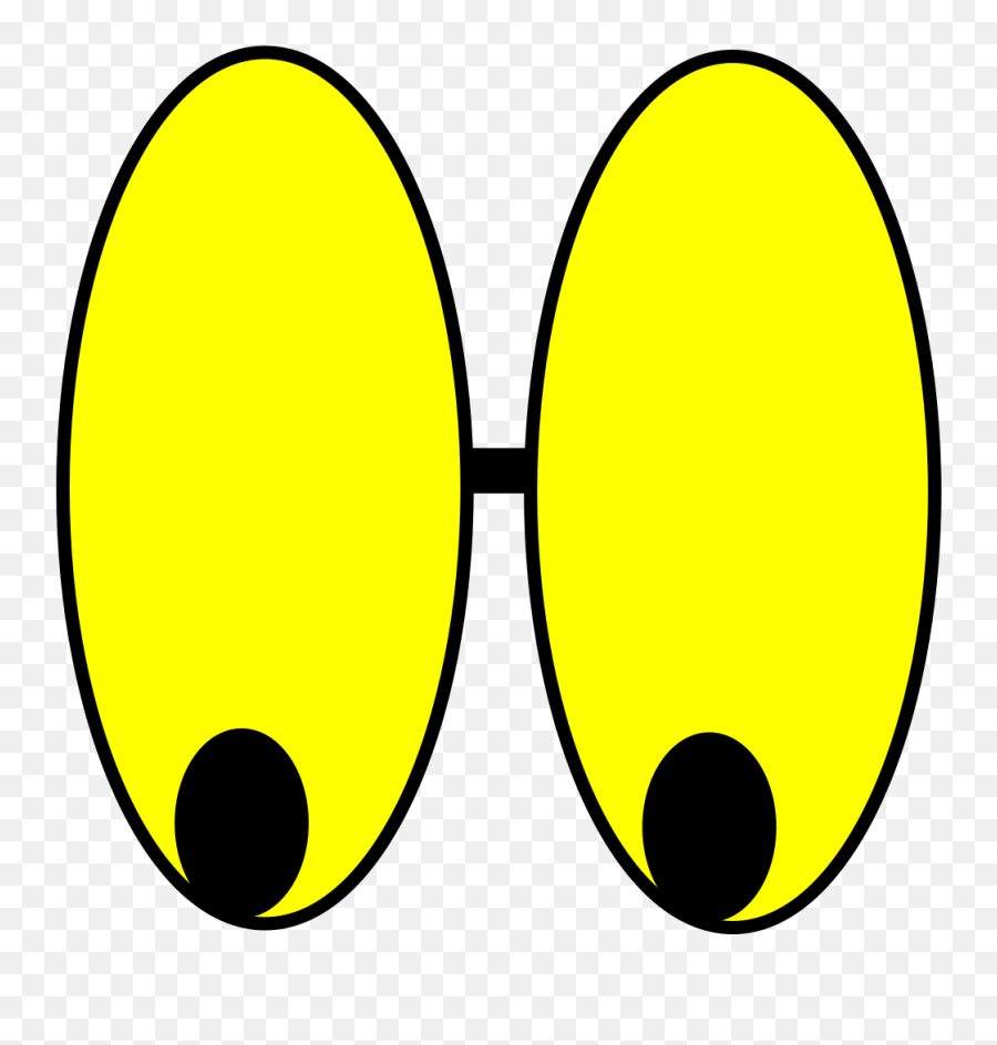 Yellow Watching Eyes Clip Art At Clker - Yellow Eyes Clipart Png Emoji,Watching Clipart