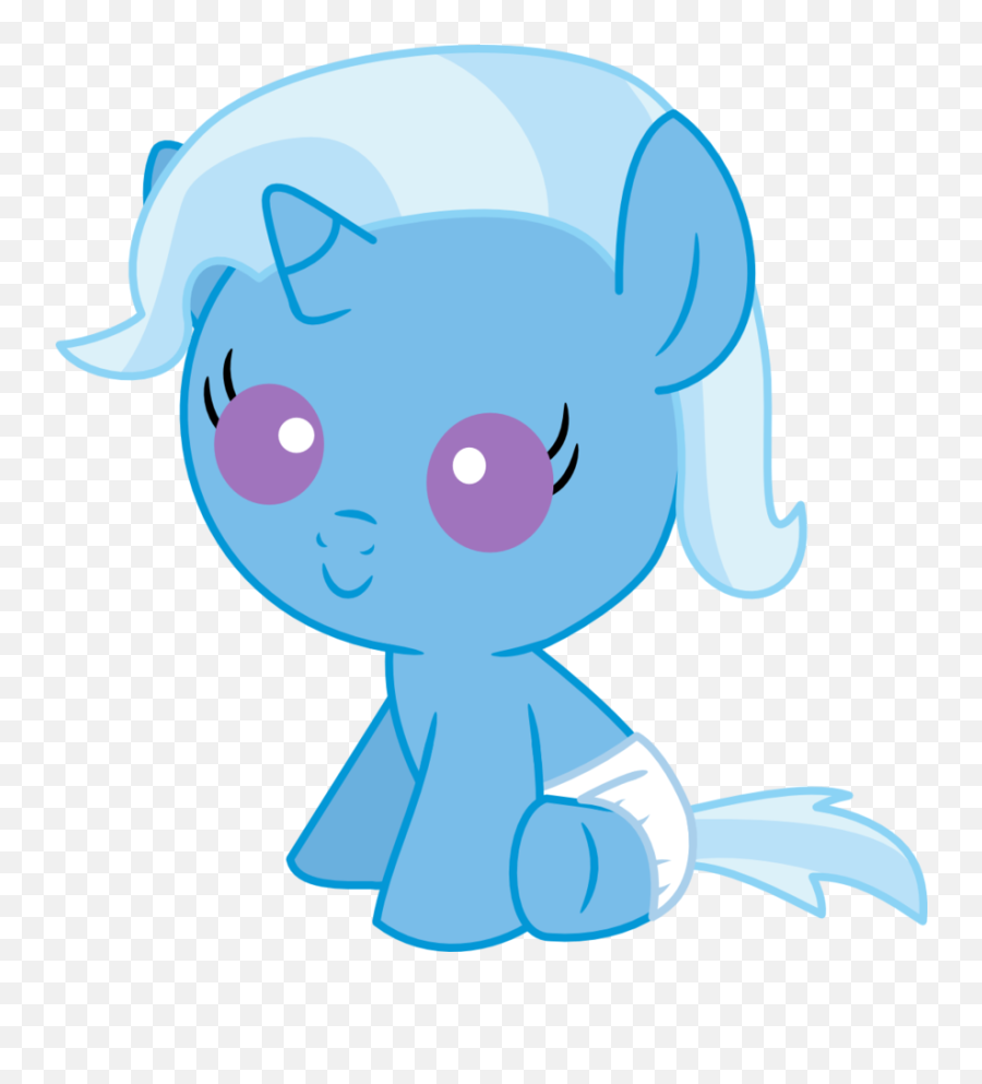 Mighty355 Baby Baby Pony Baby Trixie - Unicorn My Little Pony Baby Emoji,Unicorn Transparent Background