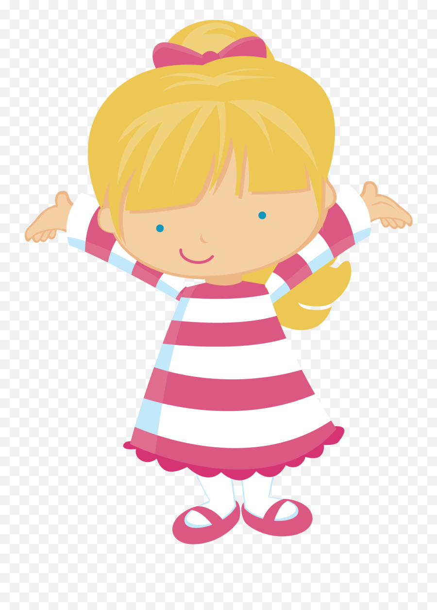 Cute Clipart Girl Clipart Patchwork Kids Scrapbook - Png Transparent Cute Kid Clipart Emoji,Kids Running Clipart