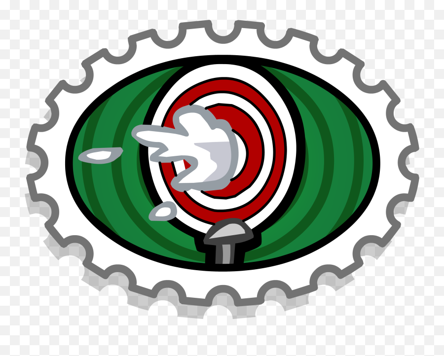 Clock Target Stamp Club Penguin Rewritten Wiki Fandom - Estampillas De Club Penguin Emoji,Target Clipart