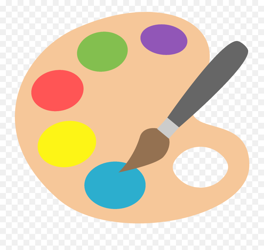 Painting Clipart Paint Palette - Art Palette Clipart Emoji,Painting Clipart