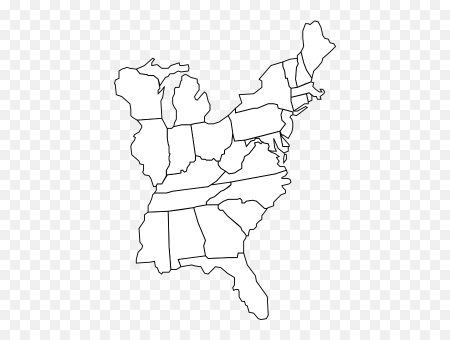 Eastern U Emoji,Us Maps Clipart