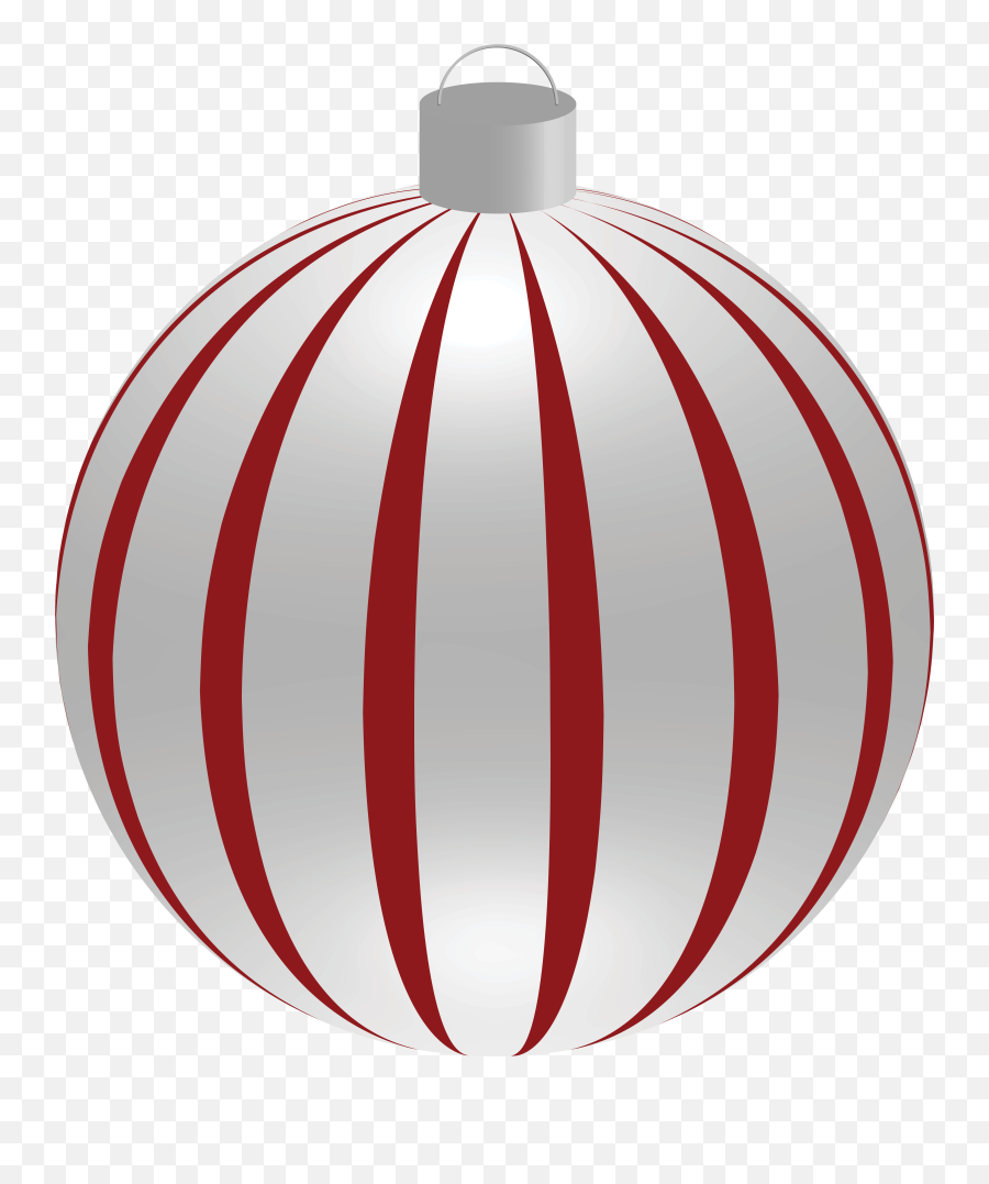 Ornaments Clipart Ball Ornaments Ball Transparent Free For - White Red Striped Christmas Ornament Emoji,Christmas Ornaments Clipart