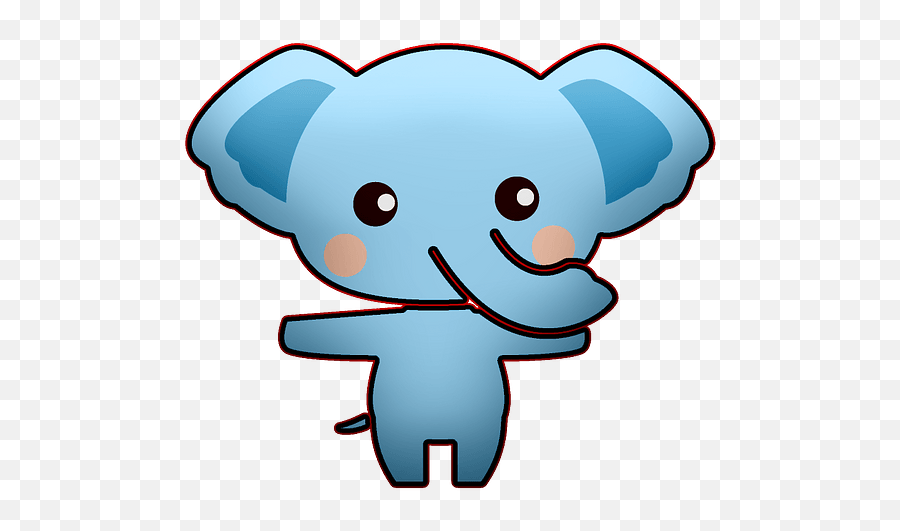 Cute Elephant Clipart Free Download Transparent Png Emoji,Cute Elephant Clipart