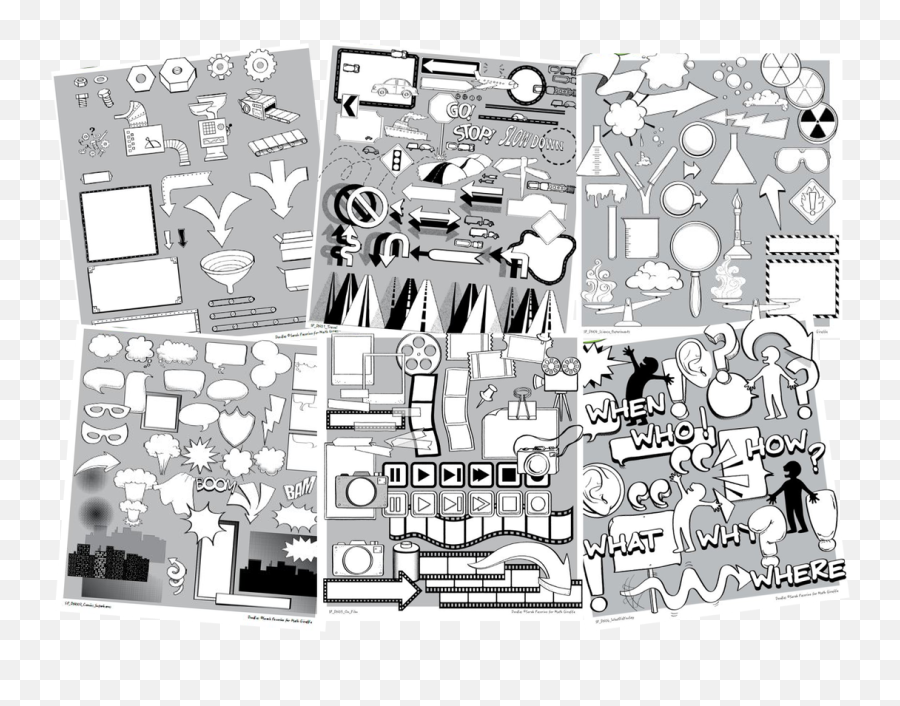 How To Use Doodle Note Templates Emoji,Clutter Clipart