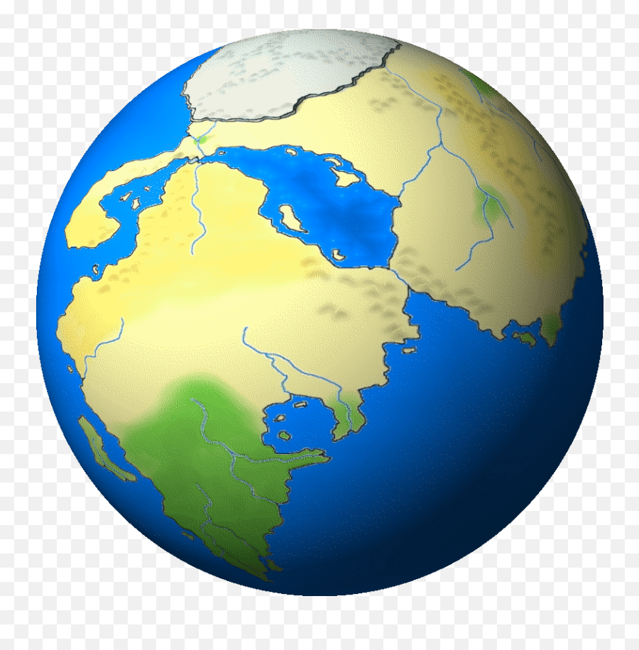Cartoon Earth Clipart 1 Clip Art Of - Globe Clipart Gif Emoji,Earth Clipart