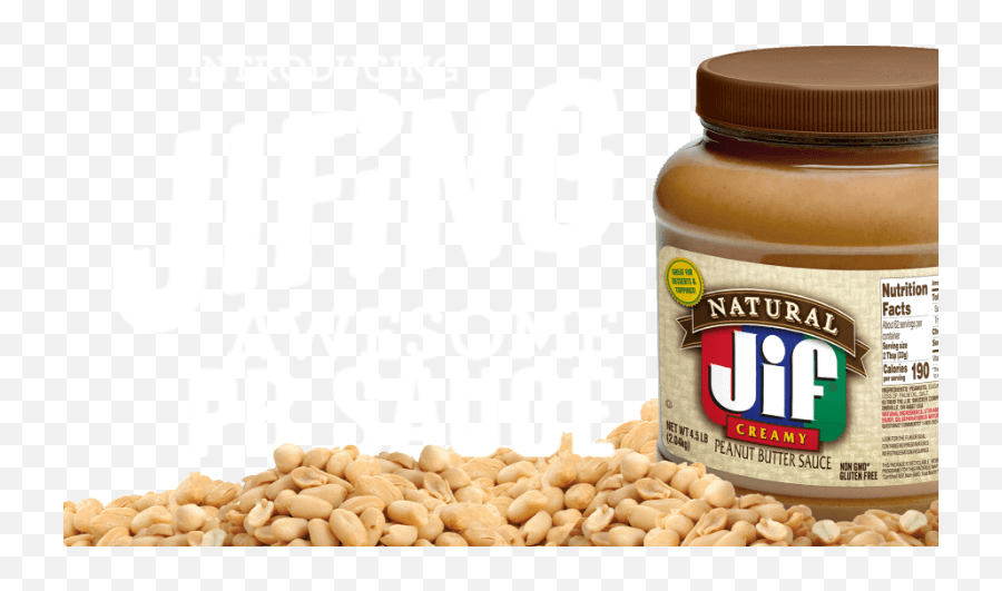 Jif Natural Peanut Butter Sauce Emoji,Peanut Butter Png