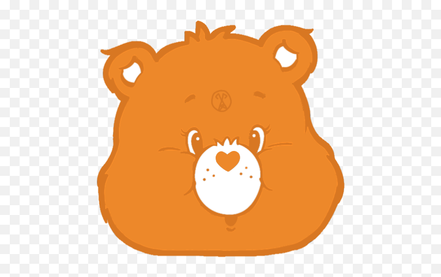 Orangecarebearcutepentagram - Discord Emoji,Bear Emoji Png
