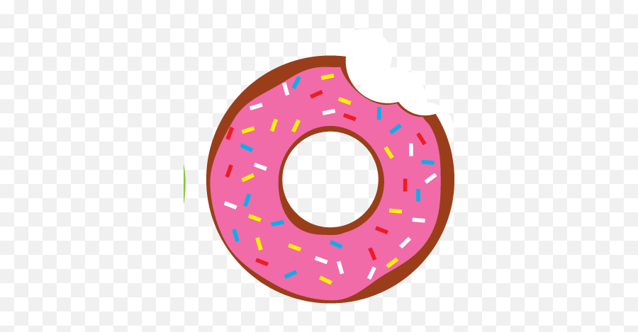 Donut Picture - Donut Clipart 408x396 Png Clipart Download Emoji,Donut Clipart Png