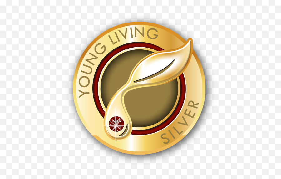 Young Living Rank Advancement - Silver Badge Young Living Emoji,Young Living Logo