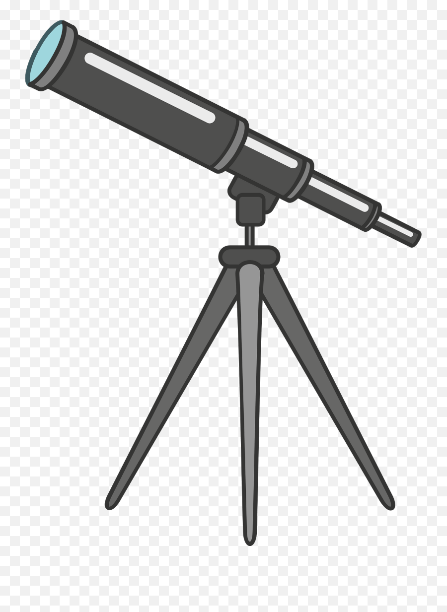 Telescope Clipart - Optical Telescope Emoji,Telescope Clipart