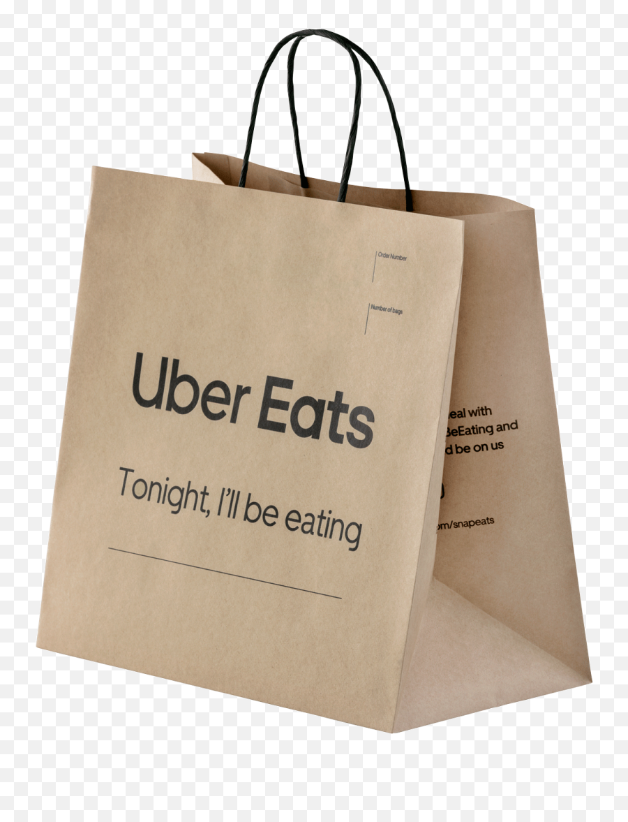 Uber Eats Delivery Bags - Horizontal Emoji,Ubereats Logo