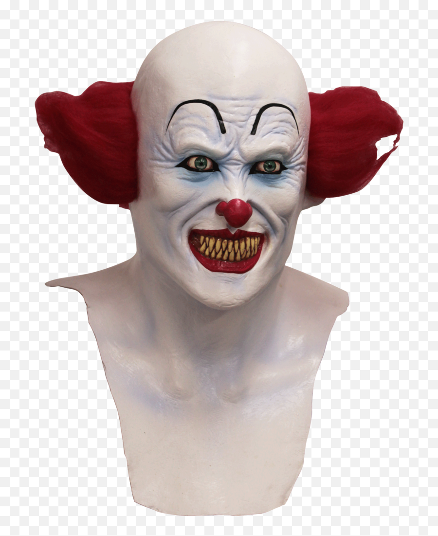Scary Clown Horror Mask - Clown Mask Emoji,Pennywise Png