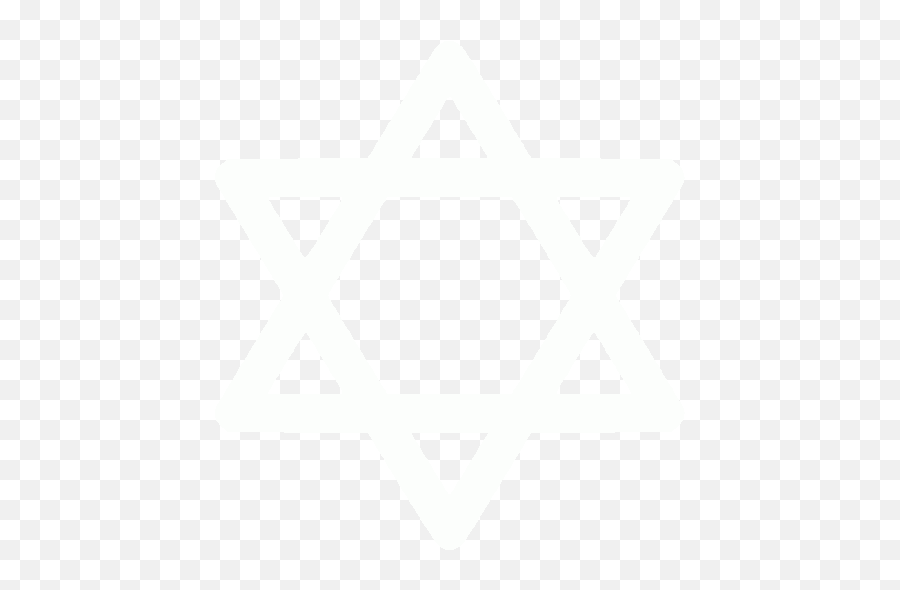 White Star Of David Icon - Jewish Star White Png Emoji,White Star Transparent