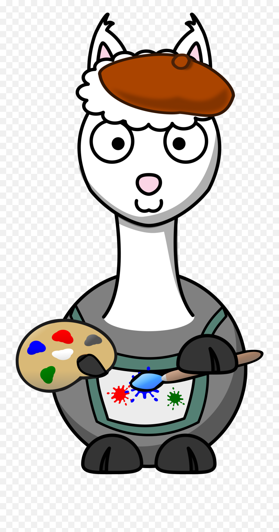 This Free Icons Png Design Of Alpaka - Cartoon Clipart Llama Emoji,Llama Clipart Free