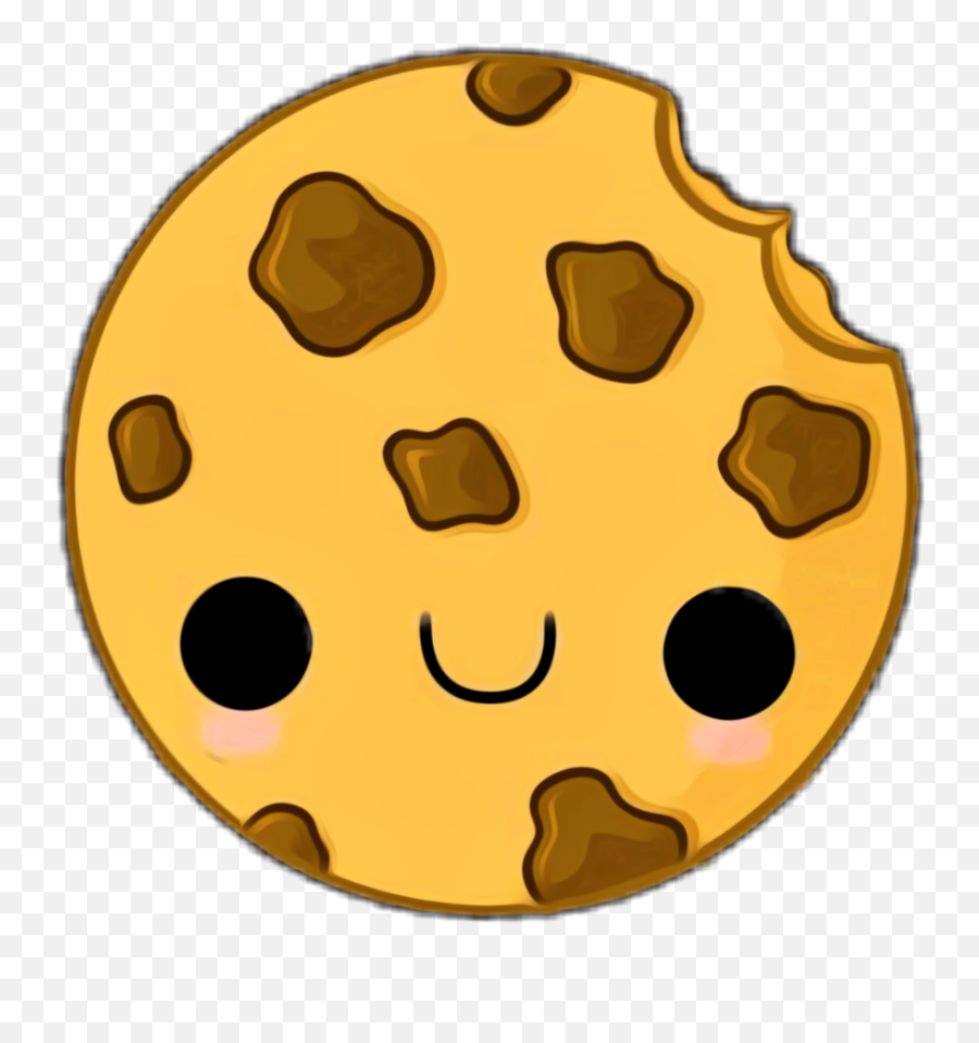 Cookie Sticker - Cookie Drawing Cute Clipart Full Size Cute Cookie Drawing Emoji,Cute Clipart