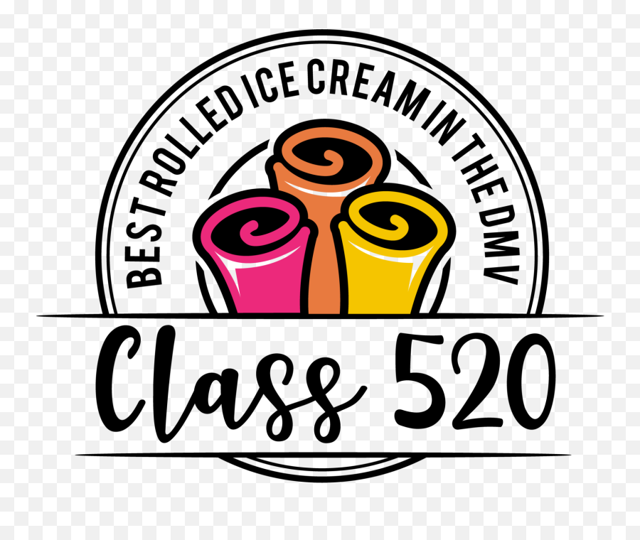 Emblem Logo Design For Rolled Ice - Ice Cream Emblem Logos Emoji,Ice Cream Logos