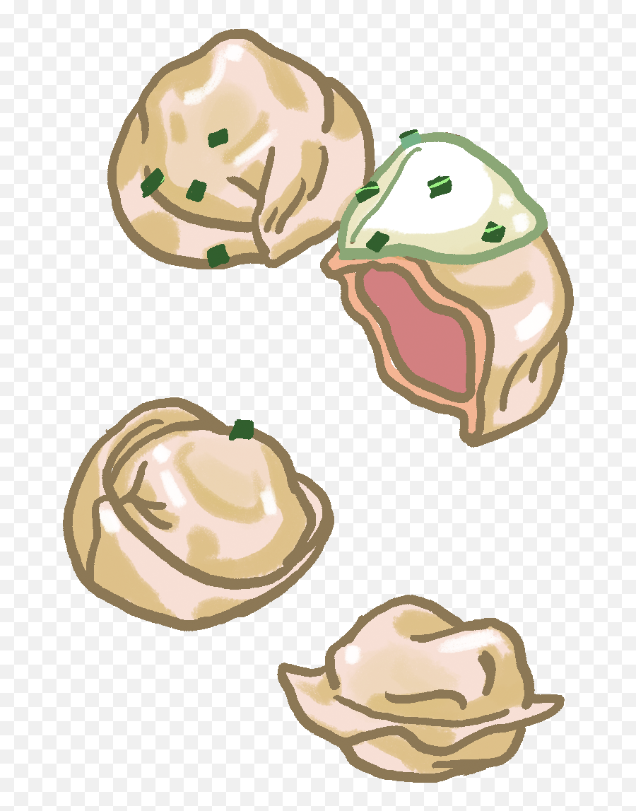 Dumplings Png - Mini Dumplings Transparent Emoji,Dumpling Clipart