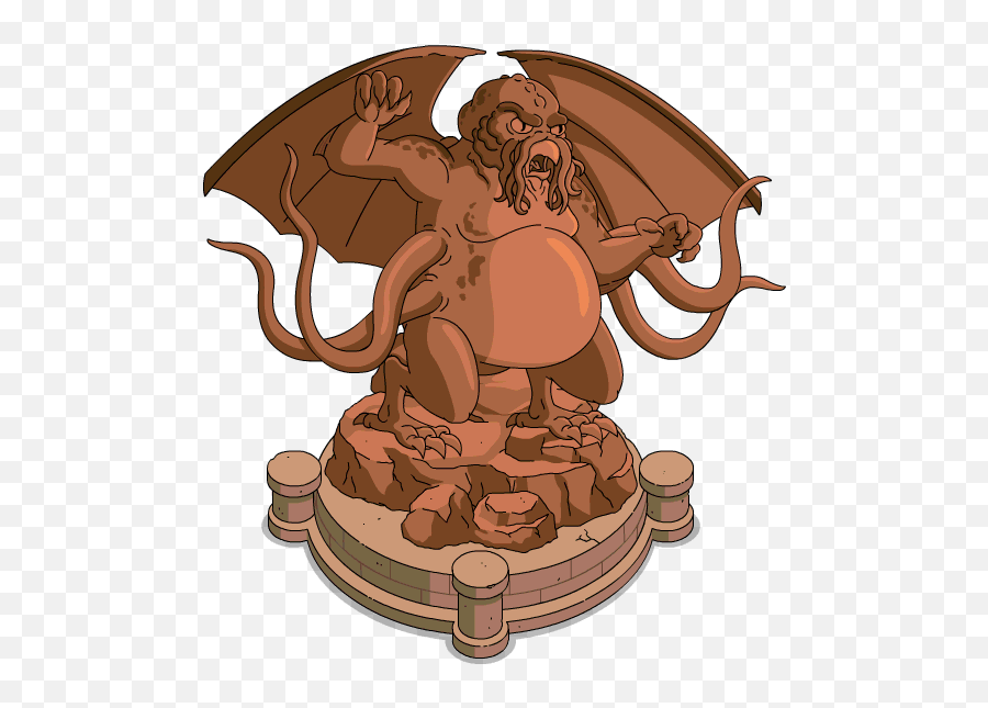 Tapped - Simpsons Tapped Out Monument Emoji,Cthulhu Png