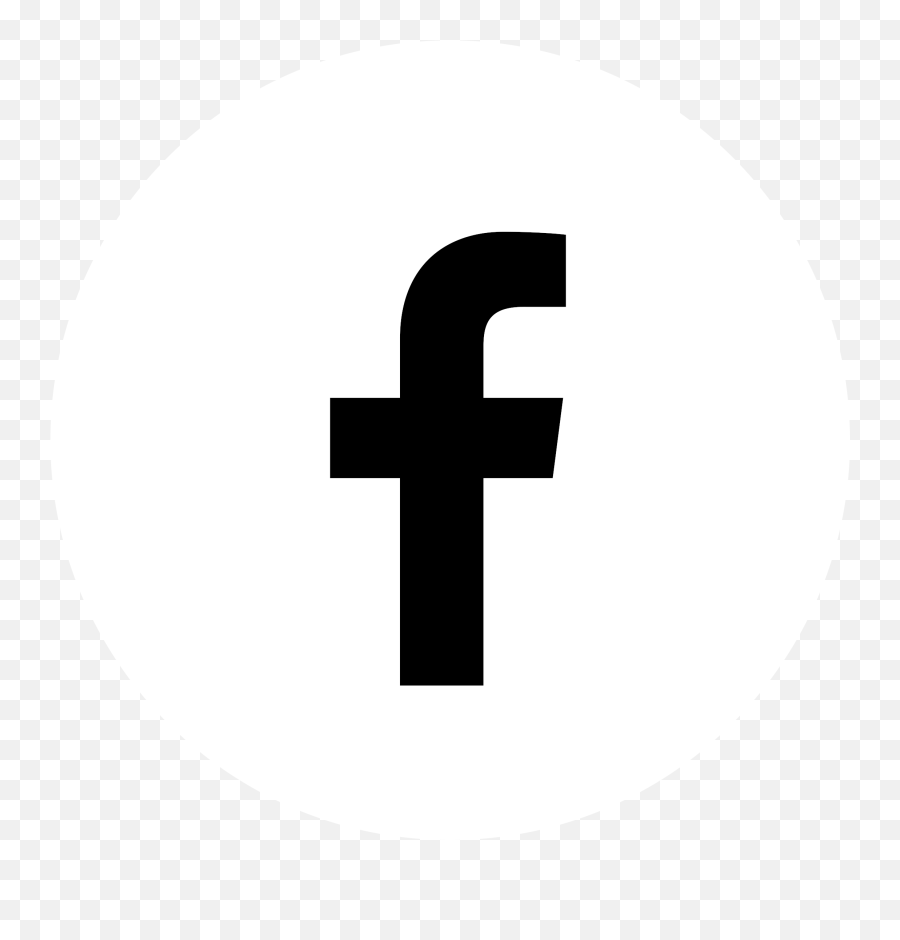 Facebook Logo Png Transparent Svg - Facebook Icon White Logo Emoji,Black Circle Png
