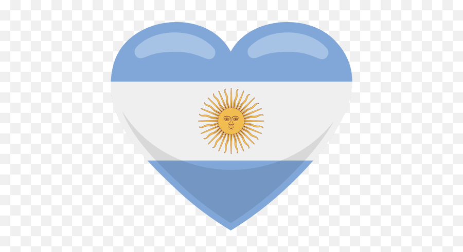 Argentina Heart Flag - Corazon Bandera Argentina Png Emoji,Argentina Flag Png