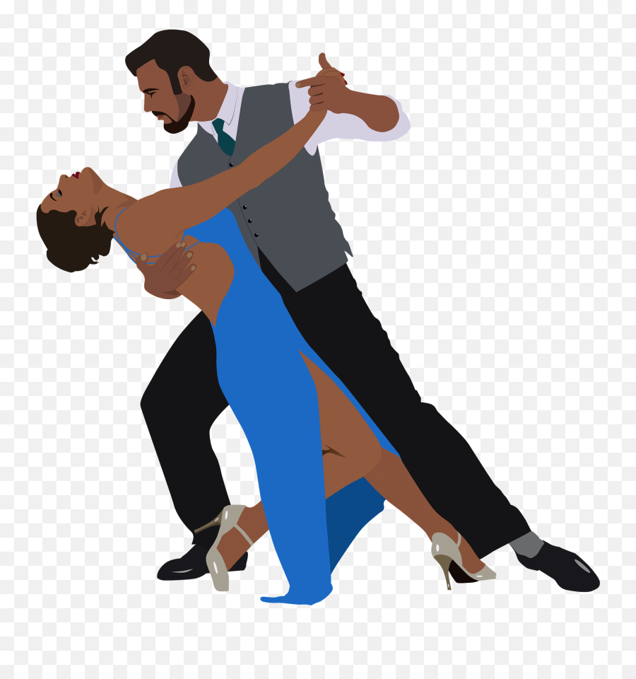 Dancing Couple Clipart - Transparent Salsa Dance Clipart Emoji,Dancing Clipart