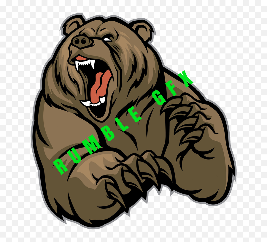 Grizzly Bear Vector Graphics Clip Art Illustration - Bear Emoji,Grizzly Bears Clipart