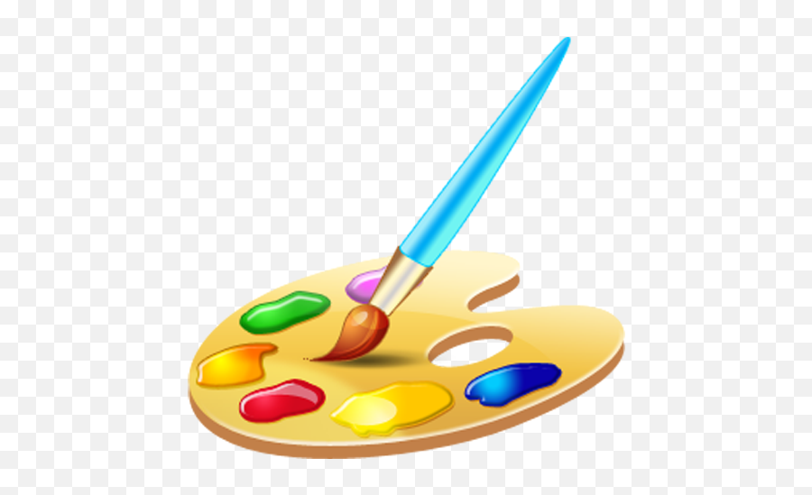 Paint Brush Logo Png - Paint Brush Palette Png Emoji,Paint Brush Png