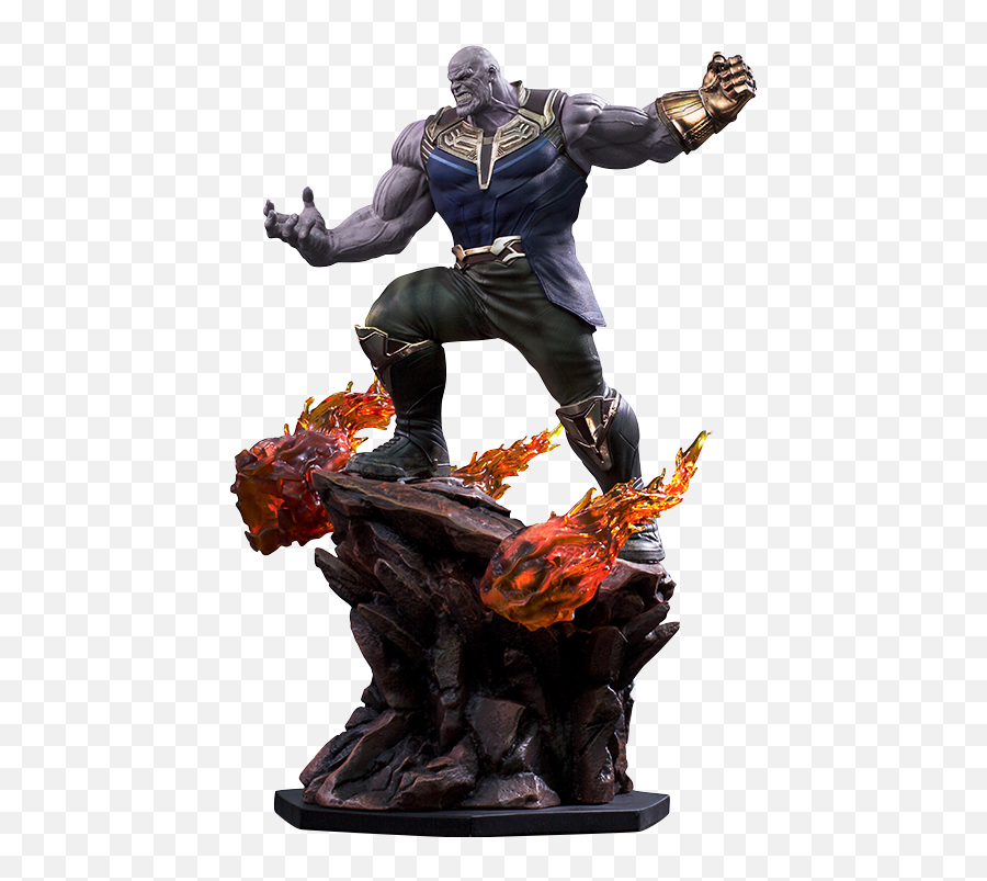 Thanos Infinity War Statue Png Image - Thanos Statue Figure Emoji,Thanos Png