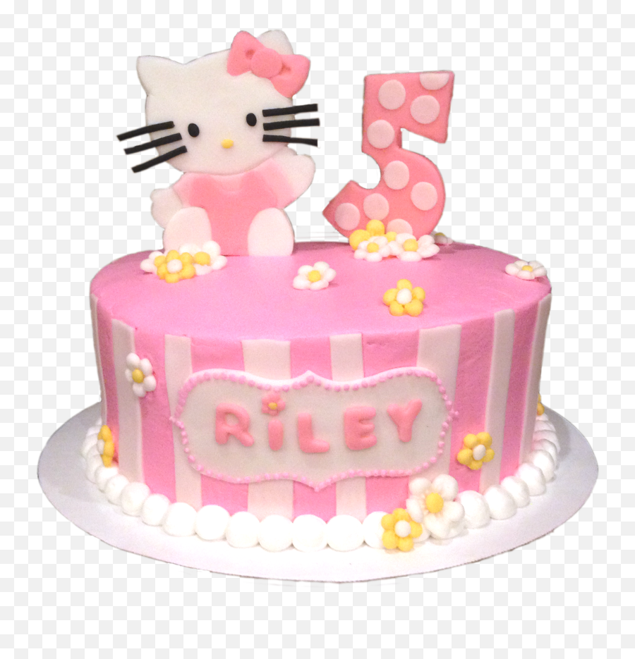Hello Kitty Birthday Cake Polka Dot Apron Sweets Emoji,Cakes Png