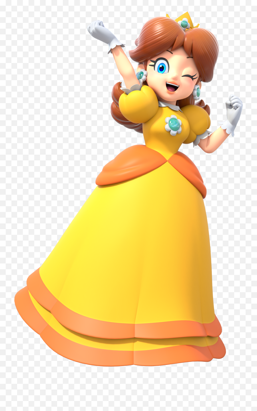 Download Picture Princess Daisy Free Clipart Hq Hq Png Image Emoji,Yellow Daisy Clipart