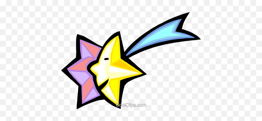 Shooting Star Royalty Free Vector Clip Art Illustration Emoji,Falling Stars Clipart