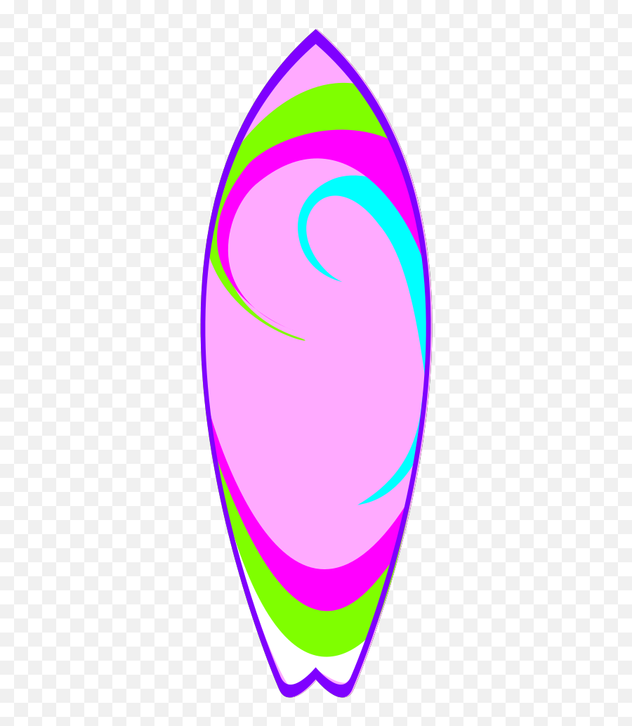 Surfboard Png Svg Clip Art For Web - Download Clip Art Png Surfboard Clipart Free Emoji,Surfboard Clipart