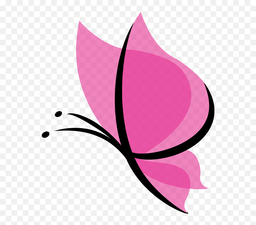 Makeup And Hair Png Transparent Png - Transparent Butterfly Logo Png Emoji,Msn Logo