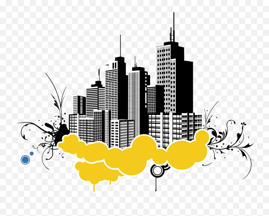 1192721 Png With Transparent Background - City Abstract Png Emoji,Abstract Png