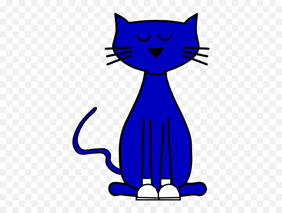 Download Pete Cat Shoes Red Clip Art At - Cat Clipart Red Emoji,Cats Clipart