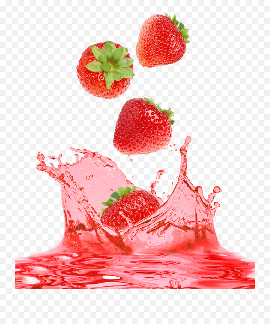 Download Strawberry Fruit Strawberry Clipart Strawberries - Splash Strawberry Png Emoji,Strawberry Clipart